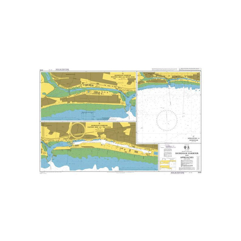 Admiralty - 2044 - Shoreham Harbour and Approaches