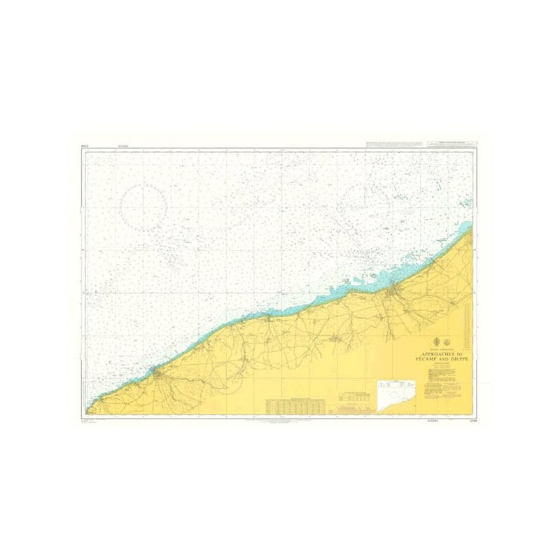 Admiralty - 2148 - Approaches to Fecamp and Dieppe