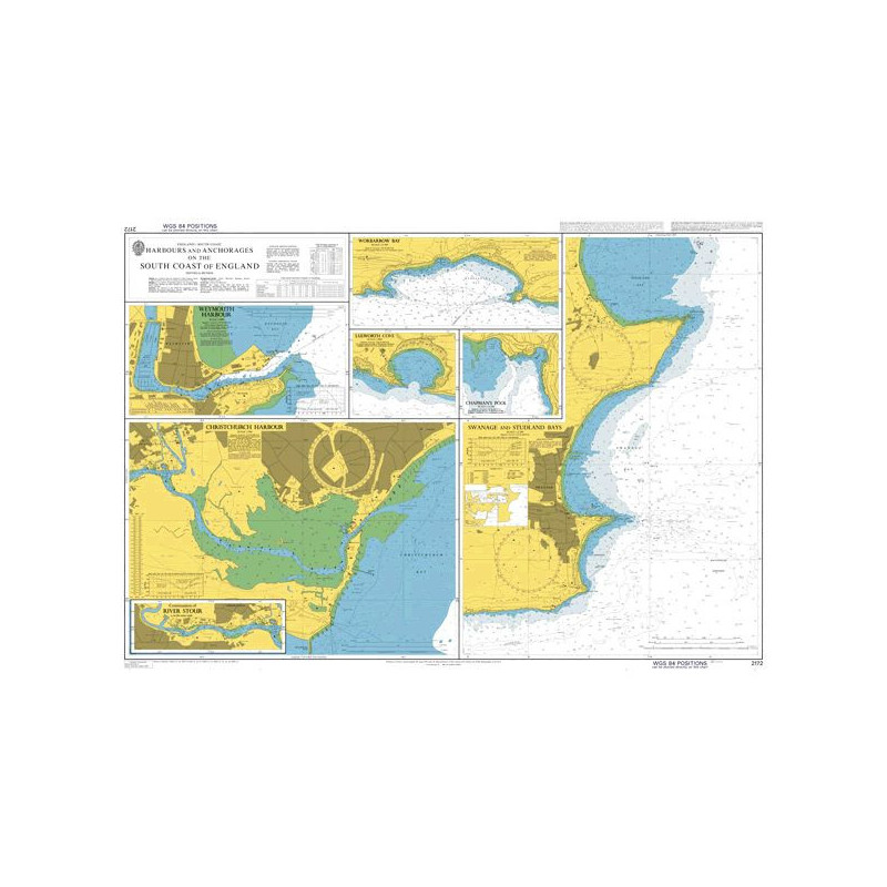 Admiralty - 2172 - Harbours and Anchorages on the South Coast of England