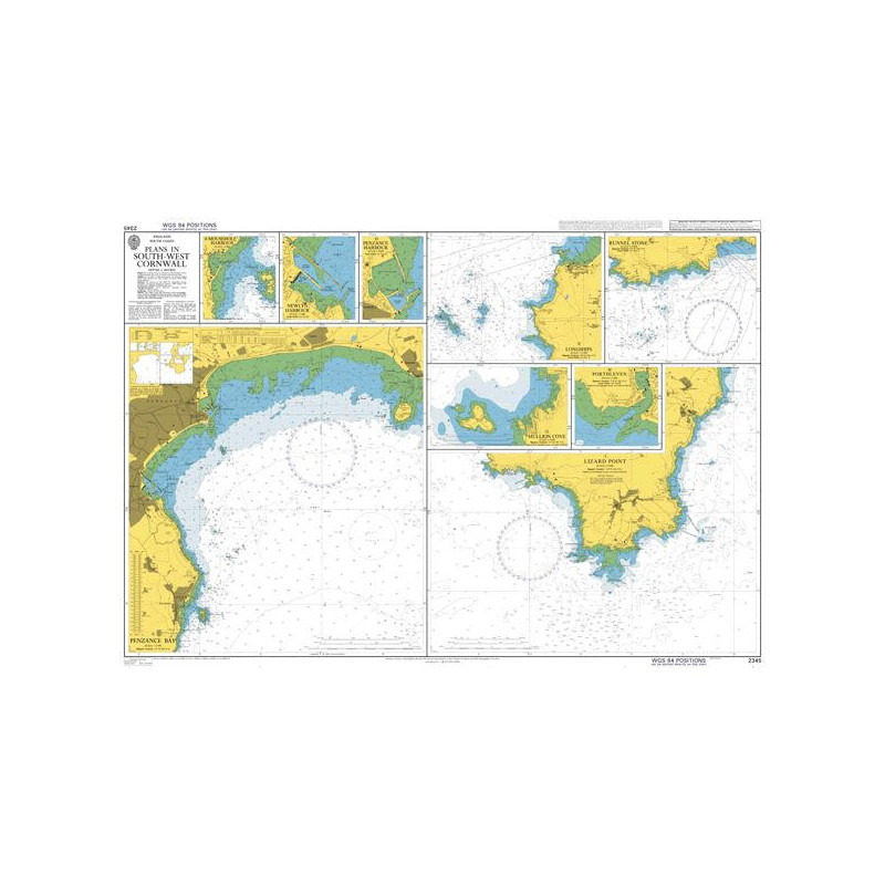 Admiralty - 2345 - Plans in South-West Cornwall