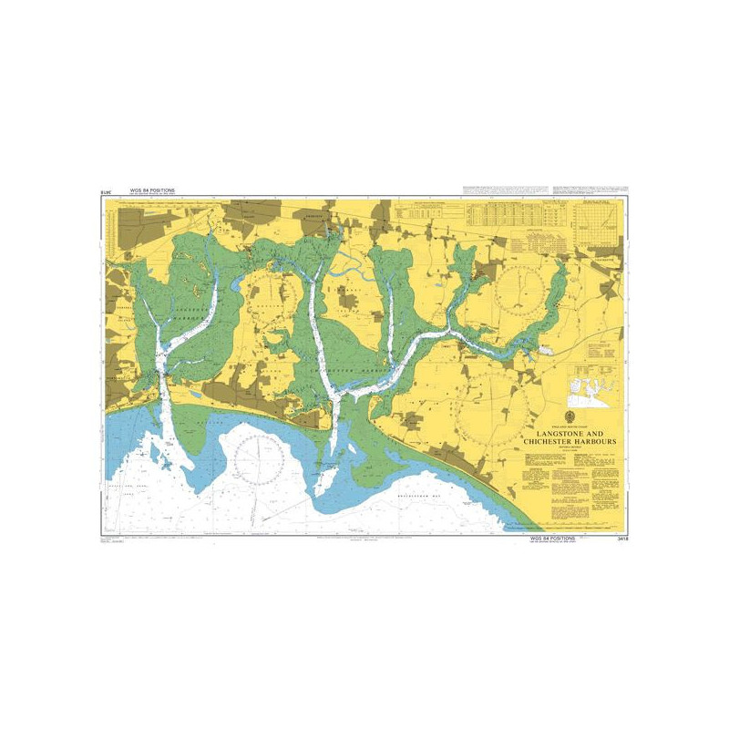 Admiralty - 3418 - Langstone and Chichester Harbours