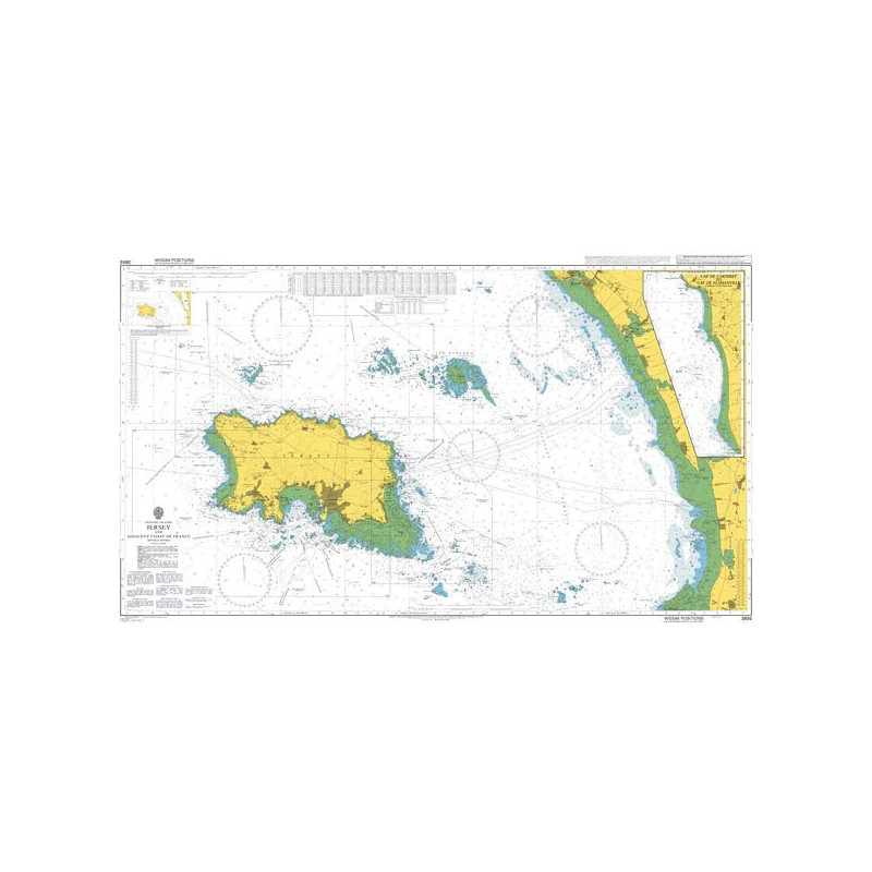 Admiralty - 3655 - Jersey and Adjacent Coast of France