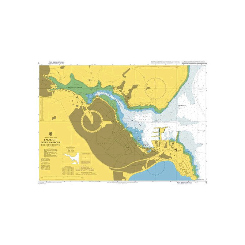 Admiralty - 18 - Falmouth Inner Harbour Including Penryn
