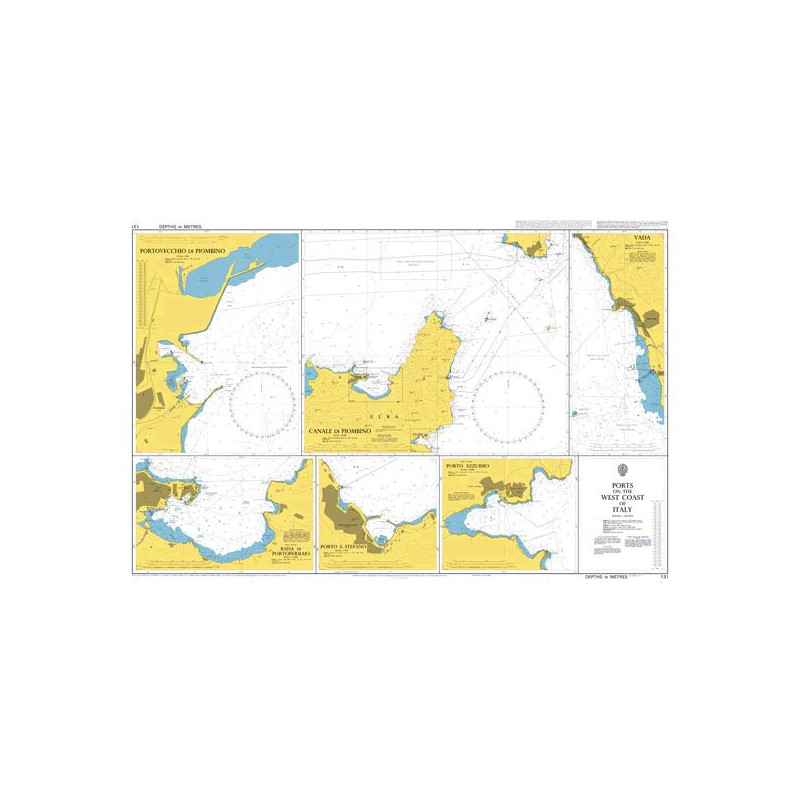Admiralty - 131 - Ports on the West Coast of Italy