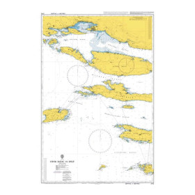Admiralty Raster ARCS - 2712 - Otok Susac to Split
