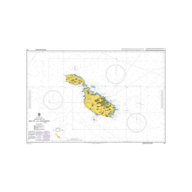 Admiralty - 194 - Approaches to Malta and Ghawdex (Gozo)