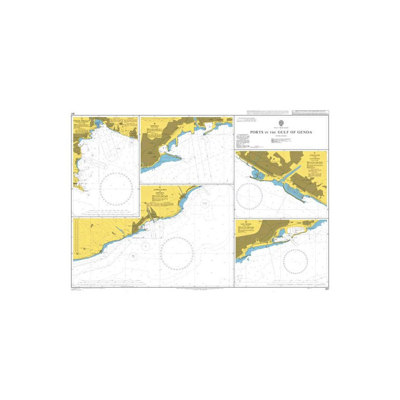 Admiralty - 351 - Ports in the Gulf of Genoa