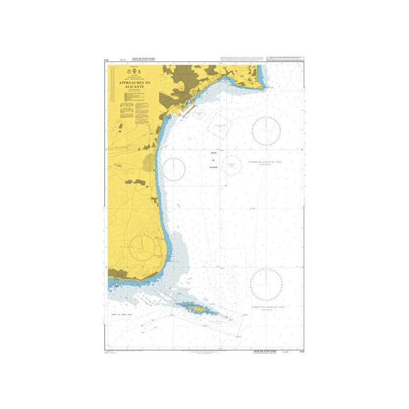 Admiralty - 473 - Approaches to Alicante