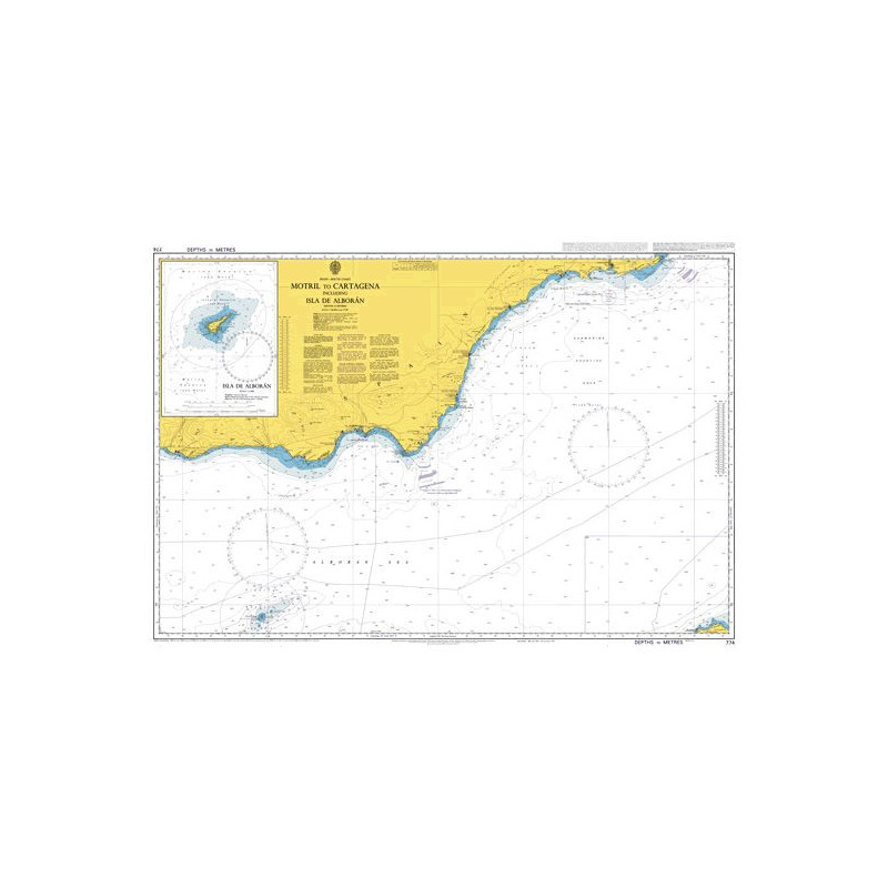 Admiralty - 774 - Motril to Cartagena including Isla de Alboran