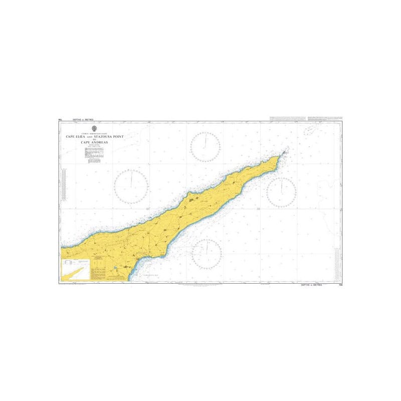 Admiralty - 796 - Cape Eloea and Stazousa Point to Cape Andreas