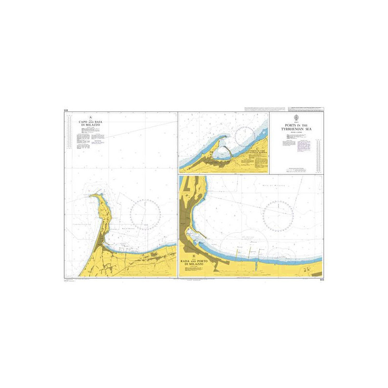 Admiralty - 805 - Ports in the Tyrrhenian Sea