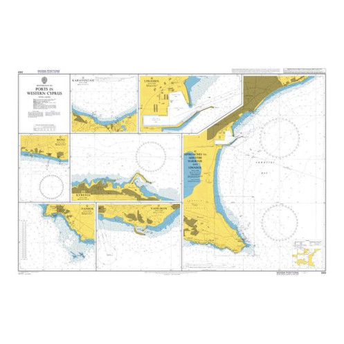 Admiralty - 849 - Ports in Western Cyprus