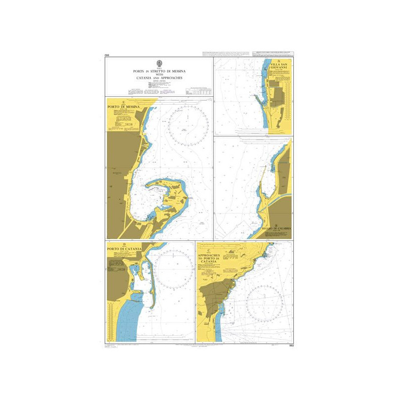 Admiralty - 994 - Catania and Approaches including Messina