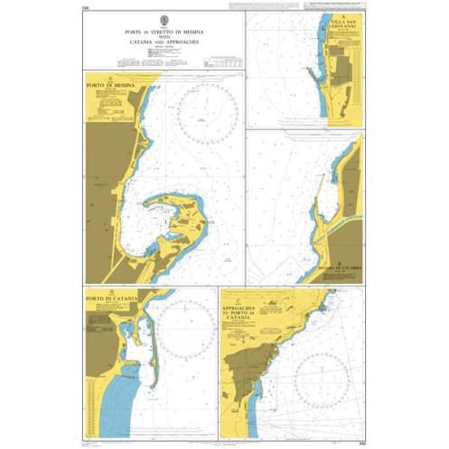 Admiralty - 994 - Catania and Approaches including Messina Admiralty - 994 - Catania and Approaches including Messina