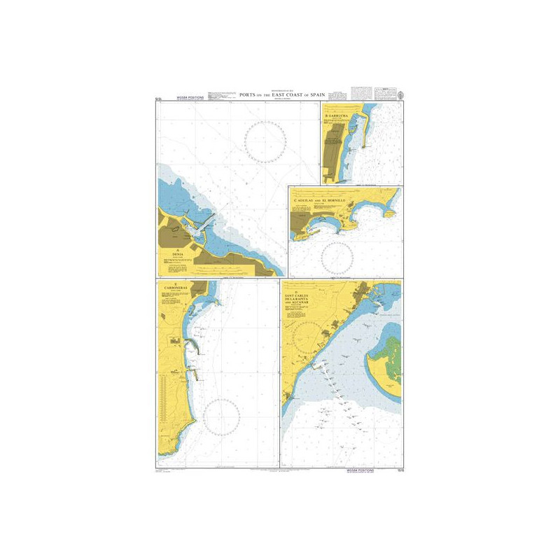 Admiralty - 1515 - Ports on the East Coast of Spain