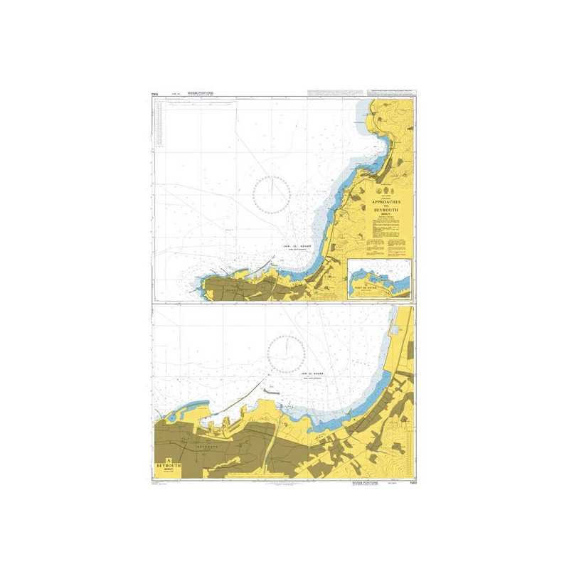Admiralty - 1563 - Approaches to Beyrouth (Beirut)