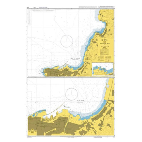 Admiralty - 1563 - Approaches to Beyrouth (Beirut)