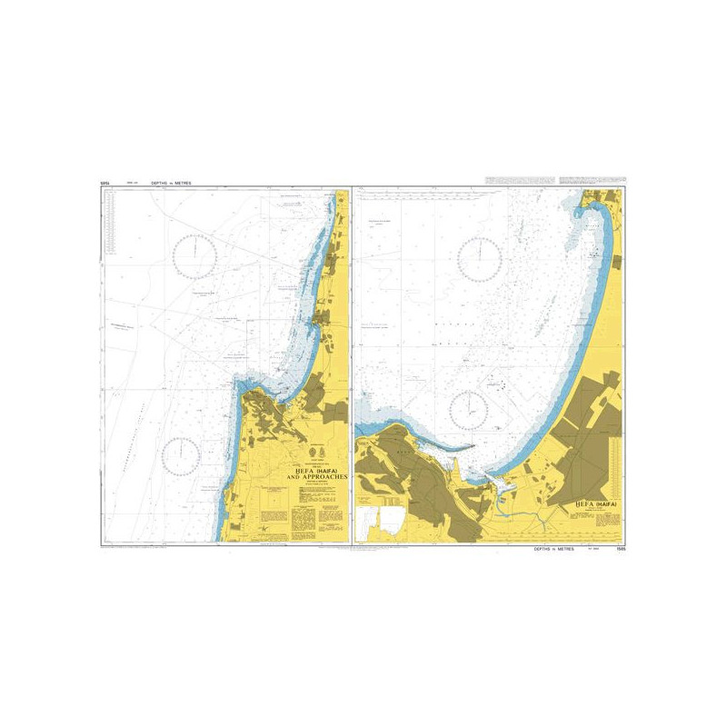 Admiralty - 1585 - Hefa (Haifa) and Approaches