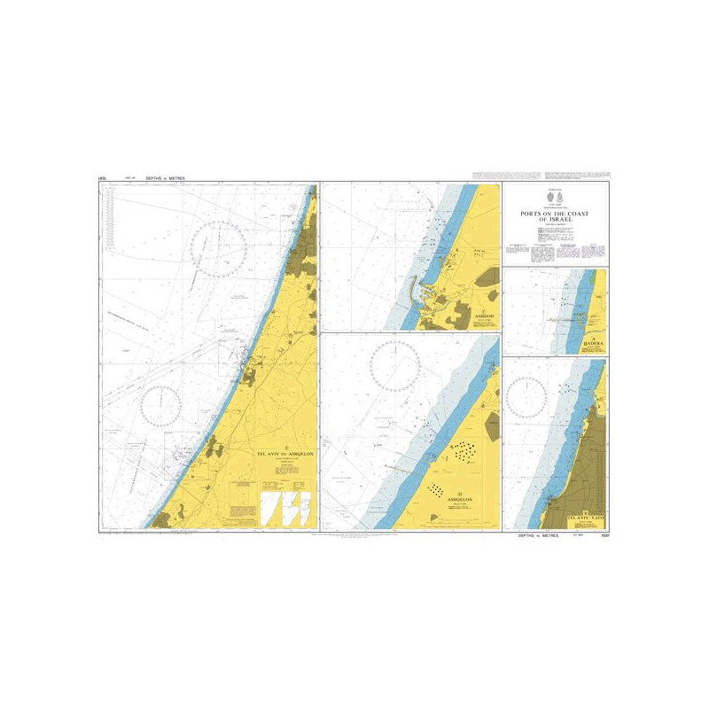 Admiralty - 1591 - Ports on the Coast of Israel