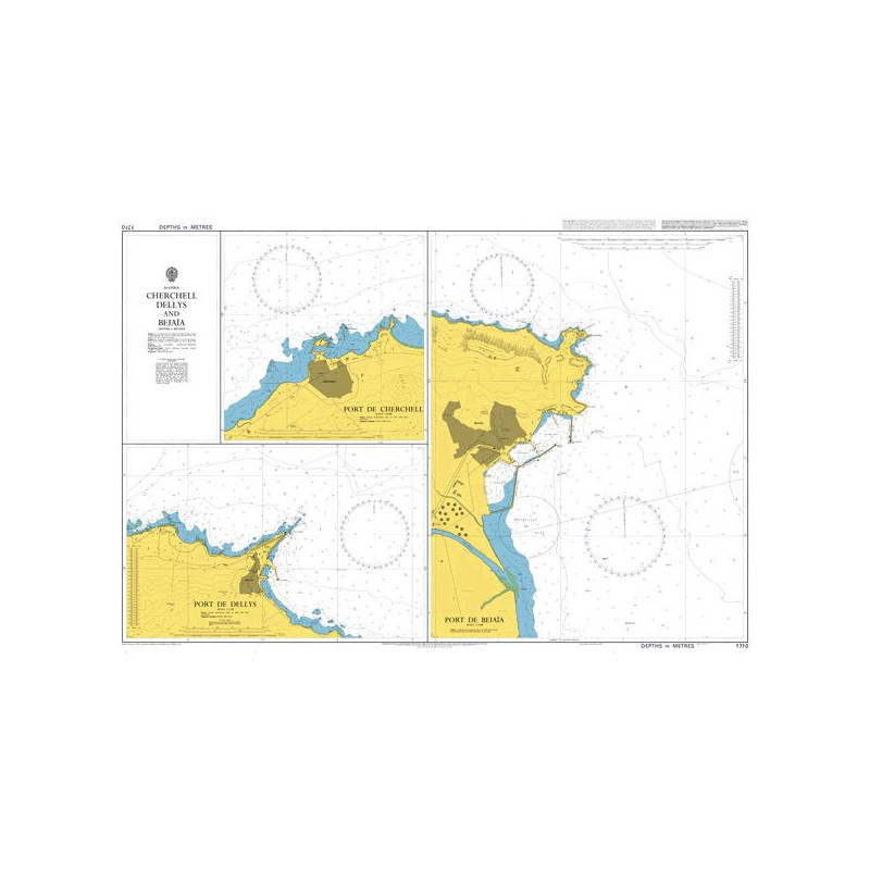 Admiralty - 1710 - Cherchell, Dellys and Bejaia