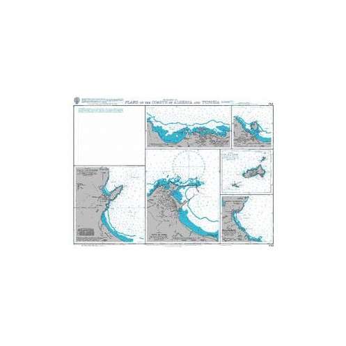 Admiralty - 1712 - Plans on the Coasts of Algeria and Tunisia Admiralty - 1712 - Plans on the Coasts of Algeria and Tunisia