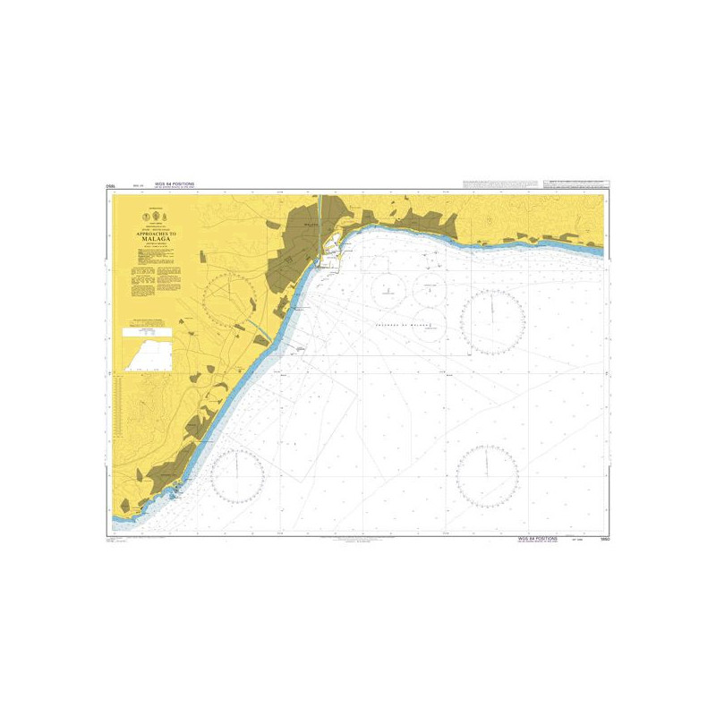 Admiralty - 1850 - Approaches to Malaga