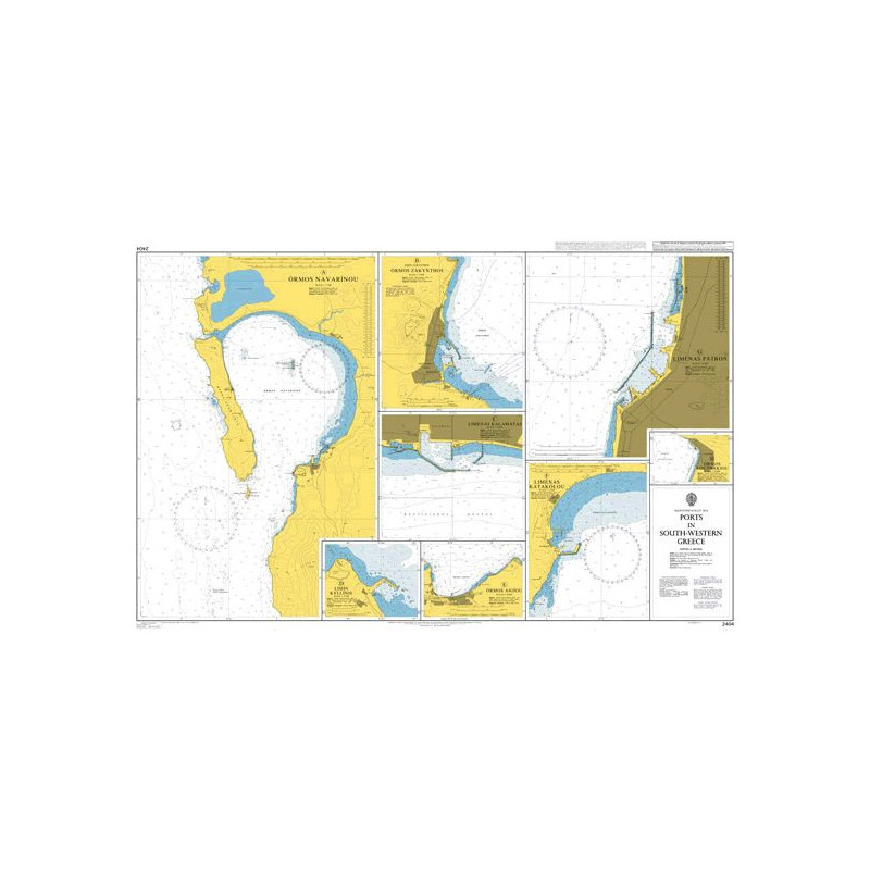 Admiralty - 2404 - Ports in South-Western Greece