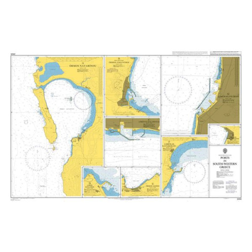 Admiralty - 2404 - Ports in South-Western Greece