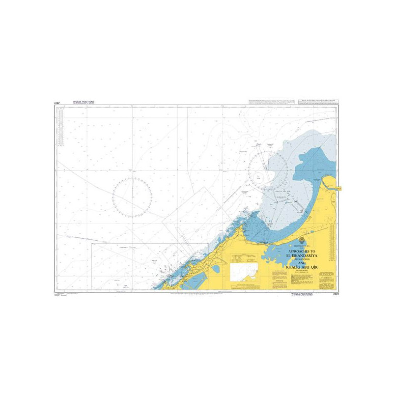 Admiralty - 2681 - Approaches to Al Iskandariyah (Alexandria) and Khalij Abu Qir