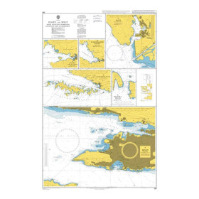 Admiralty - 269 - Ploce and Split with Adjacent Harbours, Channels and Anchorages