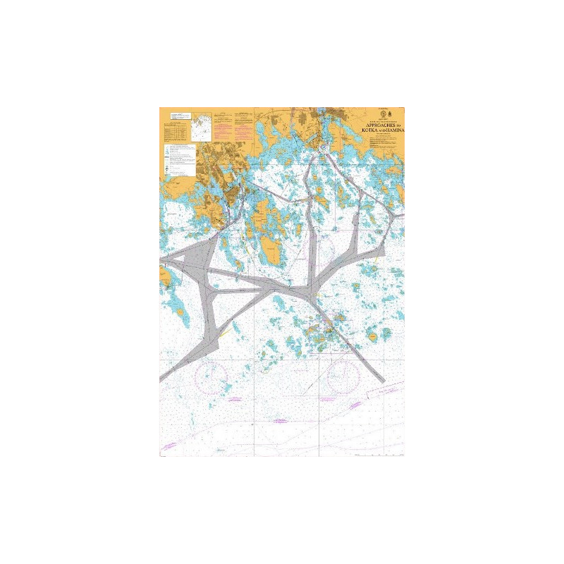 Admiralty - 3813 - Baltic Sea - Gulf of Finland, Approaches to Kotka and Hamina