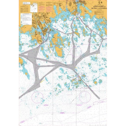 Admiralty - 3813 - Baltic Sea - Gulf of Finland, Approaches to Kotka and Hamina