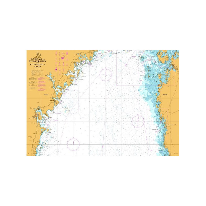 Admiralty - 2083 - Sundsvall to Sydostbrotten and Yttergrund to Vaasa