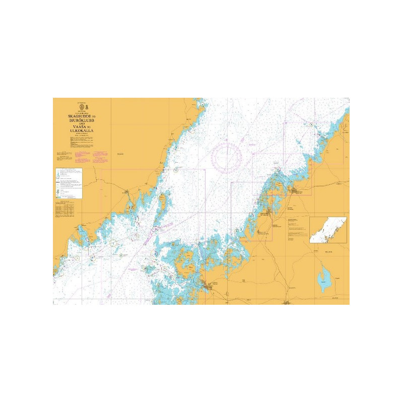 Admiralty - 2085 - Skagsudde to Bjuröklubb and Vaasa to Ulkokalla
