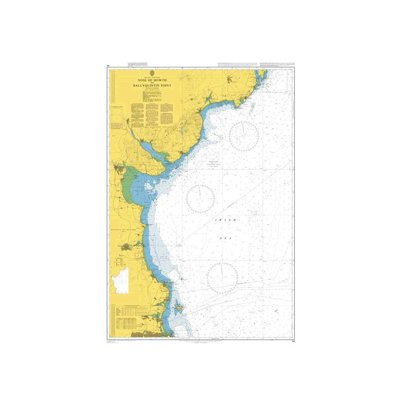 Admiralty - 44 - Nose of Howth to Ballyquintin Point