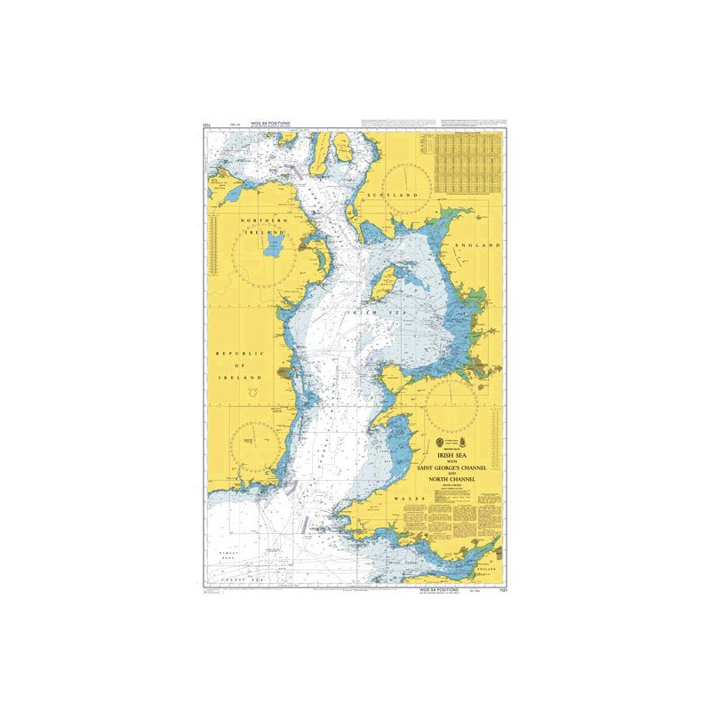 Admiralty - 1121 - Irish Sea with Saint George's Channel and North Channel