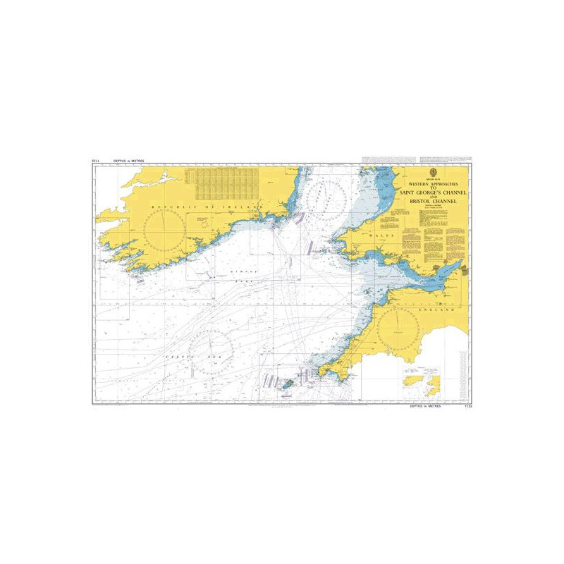 Admiralty - 1123 - Western Approaches to Saint George's Channel and Bristol Channel