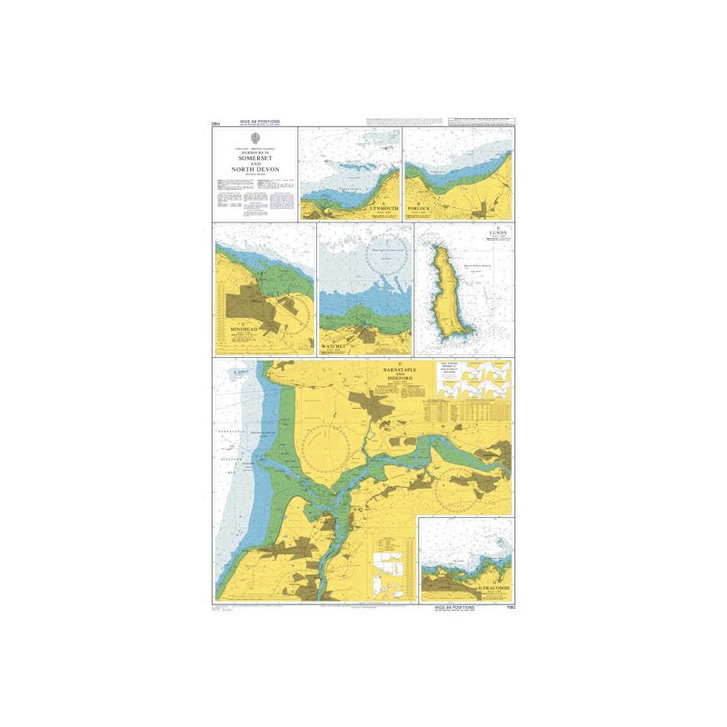 Admiralty - 1160 - Harbours in Somerset and North Devon