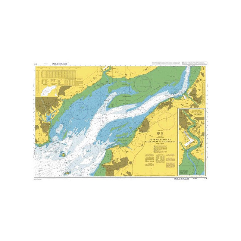 Admiralty - 1176 - Severn Estuary Steep Holm to Avonmouth