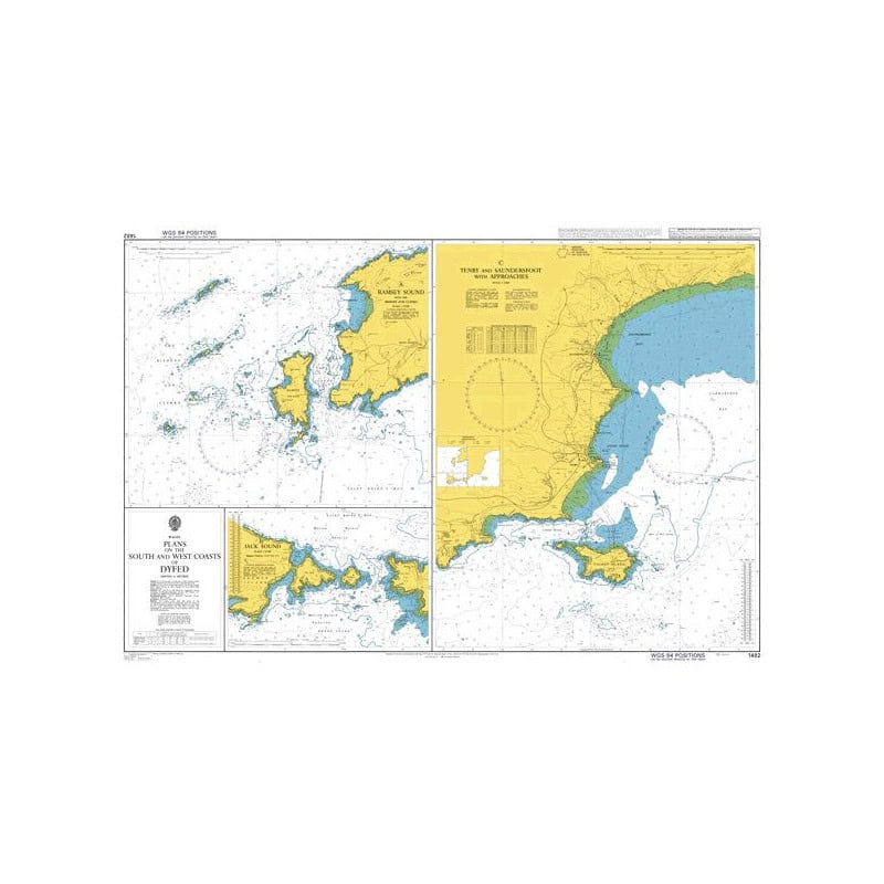 Admiralty - 1482 - Plans in South West Wales