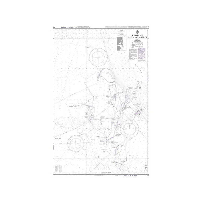 Admiralty - 295 - North Sea Offshore Charts Sheet 1