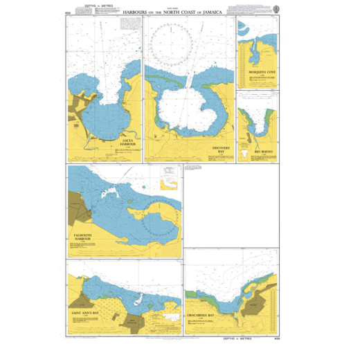 Admiralty - 459 - Harbours on the North Coast of Jamaica