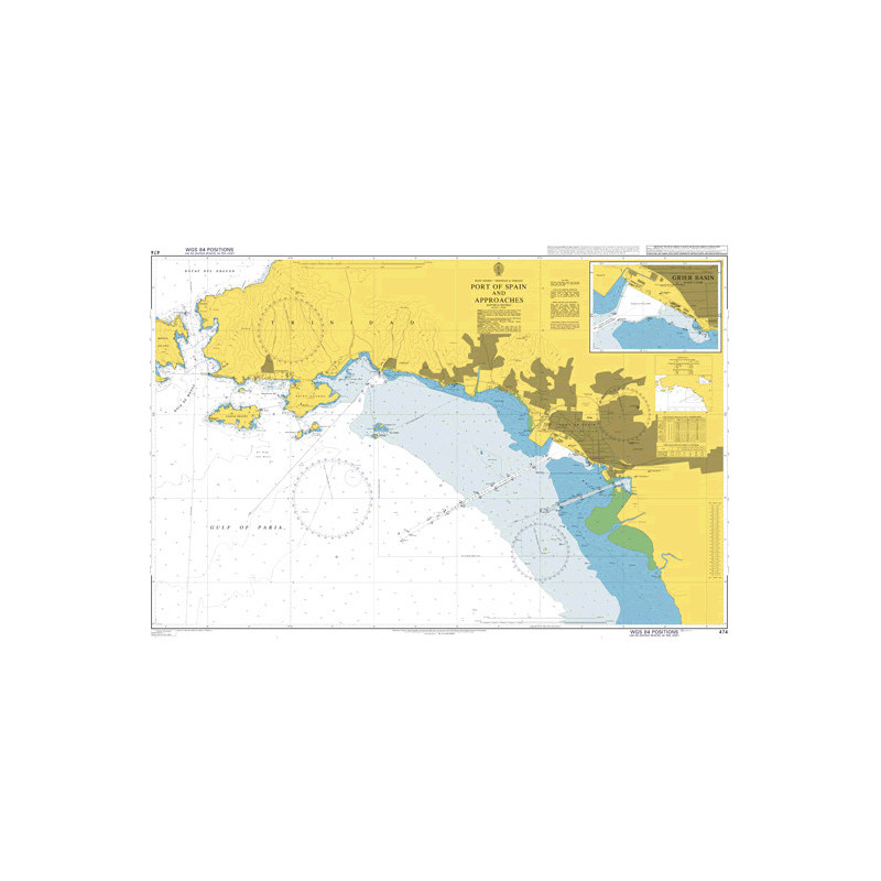 Admiralty - 474 - Port of Spain and Approaches