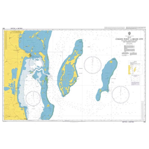 Admiralty - 959 - Colson Point to Belize City including Lighthouse Reef and Turneffe Islands