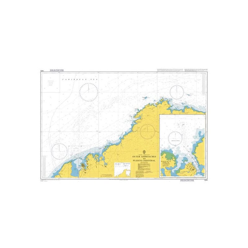 Admiralty - 1400 - Outer Approaches To Puerto Cristobal