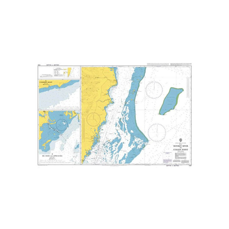 Admiralty - 1797 - Monkey River to Colson Point