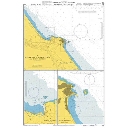 Admiralty - 1798 - Ports on the Caribbean Coast of Costa Rica