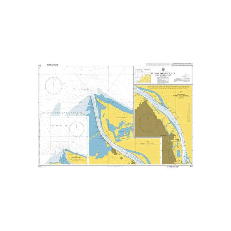 Admiralty - 2261 - Puerto Barranquilla and Approaches
