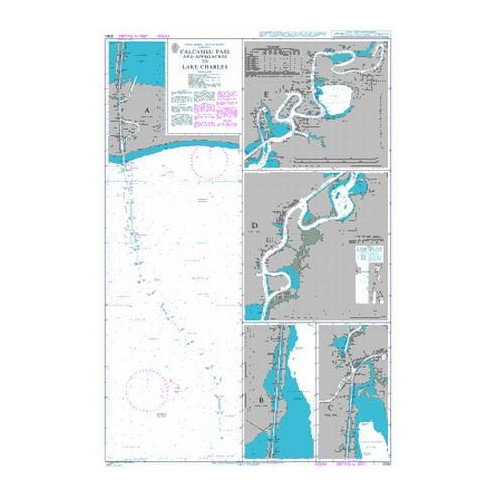 Admiralty - 3190 - Calcasieu Pass and Approaches to Lake Charles