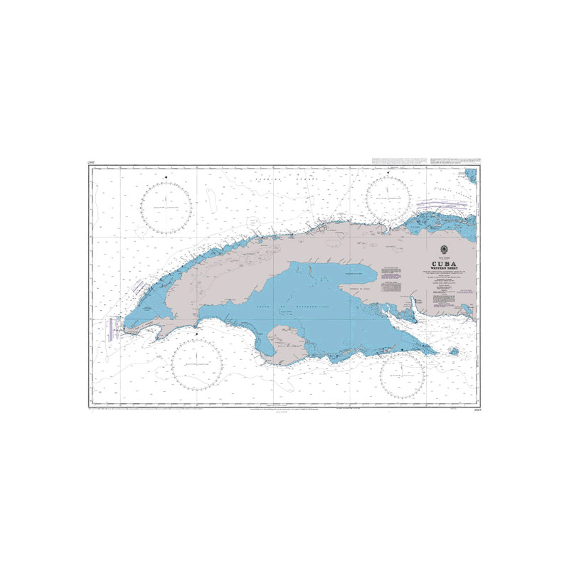 Admiralty - 3867 - Cuba Western Sheet